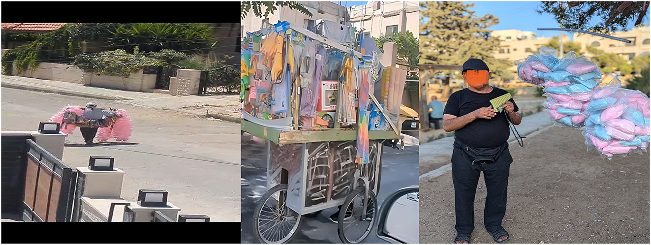 Picture 6: 
Cotton candy vendors use music to attract customers.
