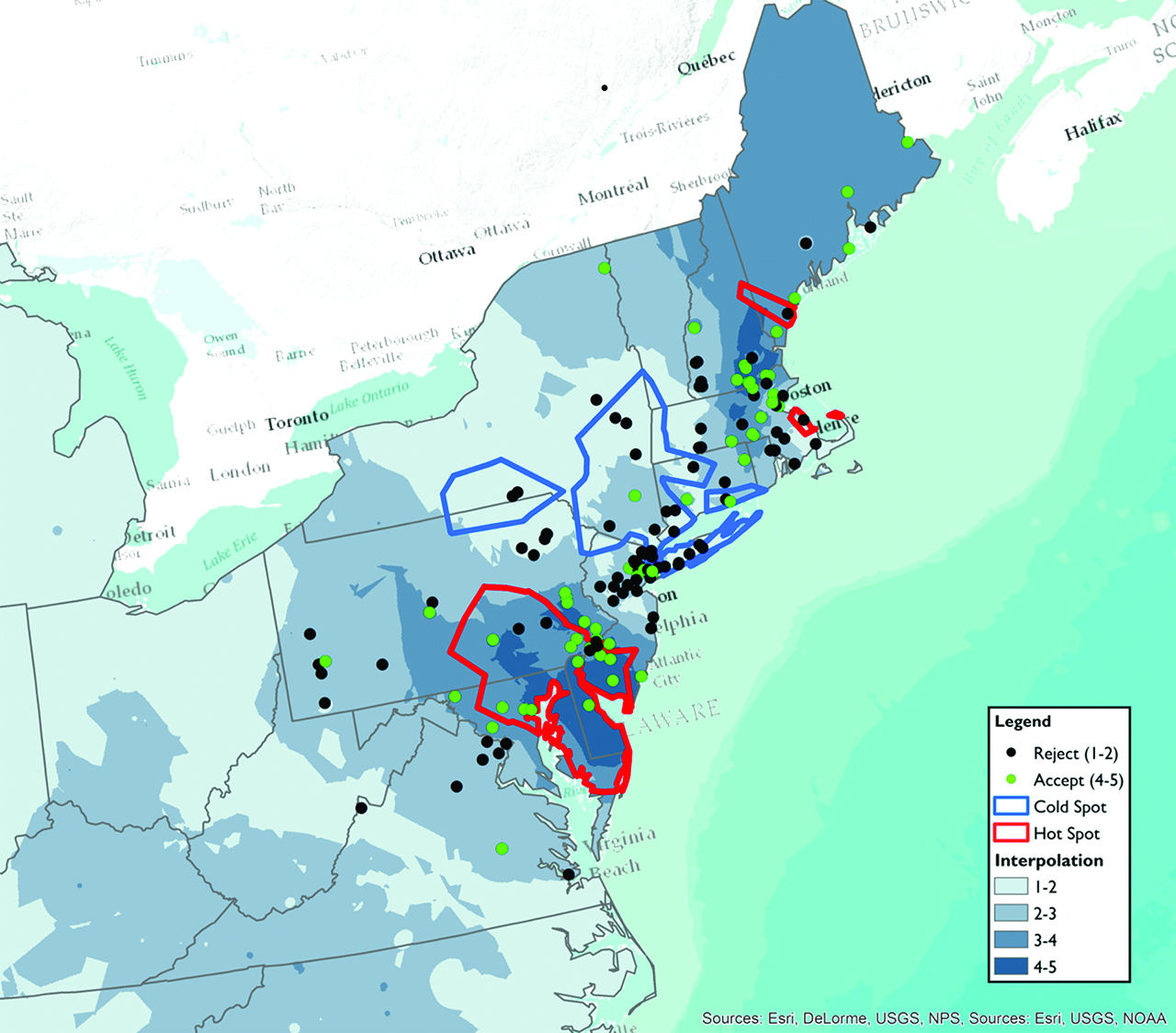 Map 7: I’m done my homework. (Northeast closeup, hot spot region only).