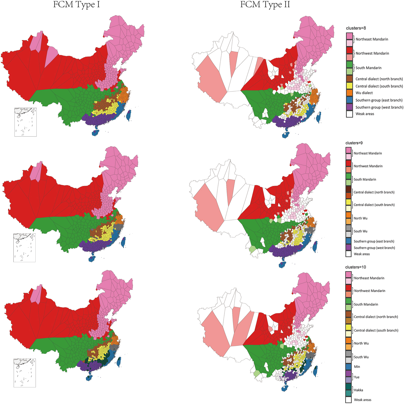 Figure 6: 
FCM maps.
