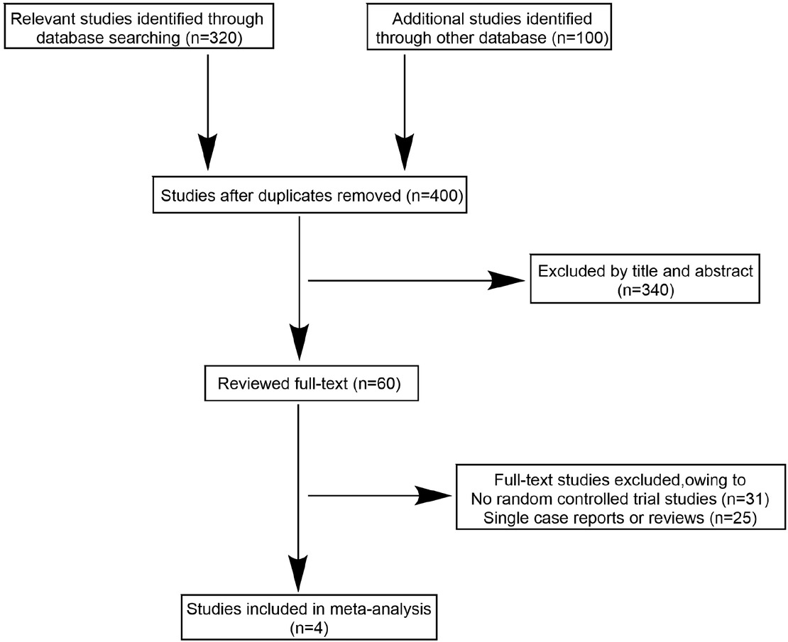 Figure 1 The study selection process