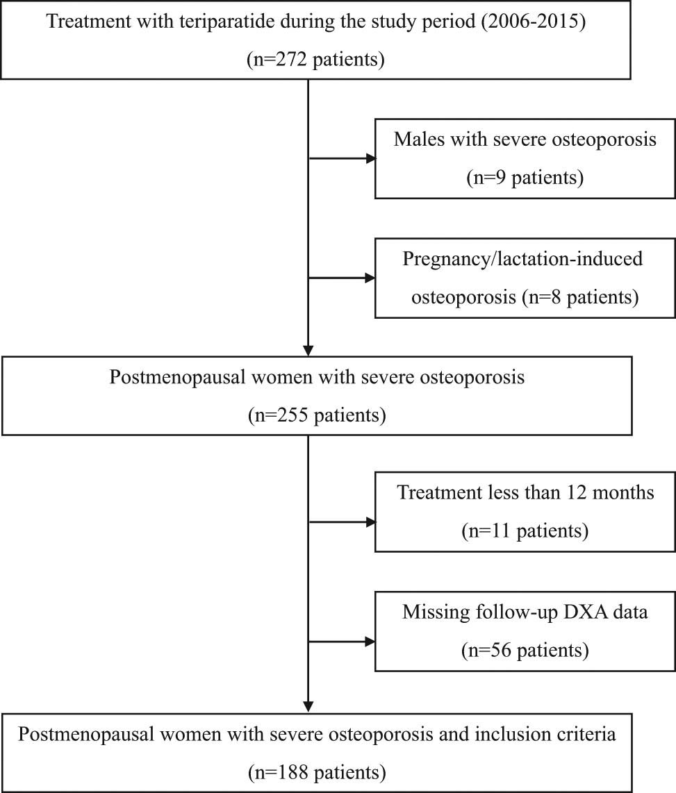 Figure 1 
                  Study design. Notes. DXA – dual-energy X-ray absorptiometry.
               