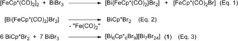 Scheme 1 Proposed reaction scheme for the formation of compound 1.