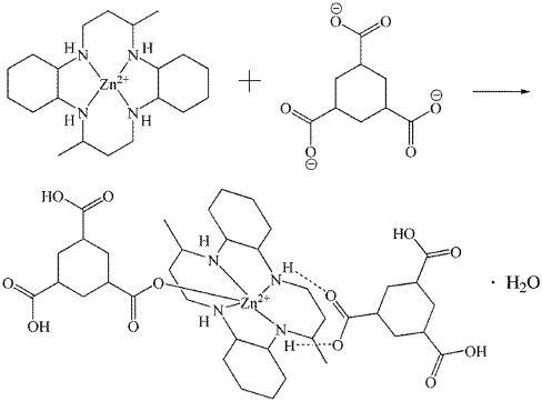 Scheme 1: Self-assembly of [Zn(L)(H2chtc-)]H2chtc-·H2O (1).