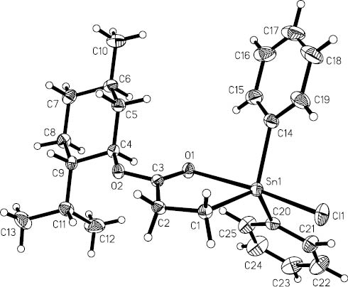 Figure 1: The molecular structure of 1.