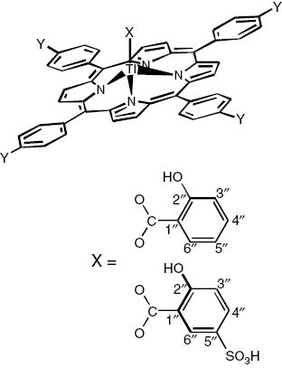 Figure 6: Suggested structure of XTlt(4-Y)PP(X=SA, 5-SSA).