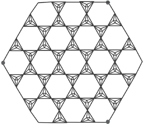Figure 3 Hex planar octahedron network (2).