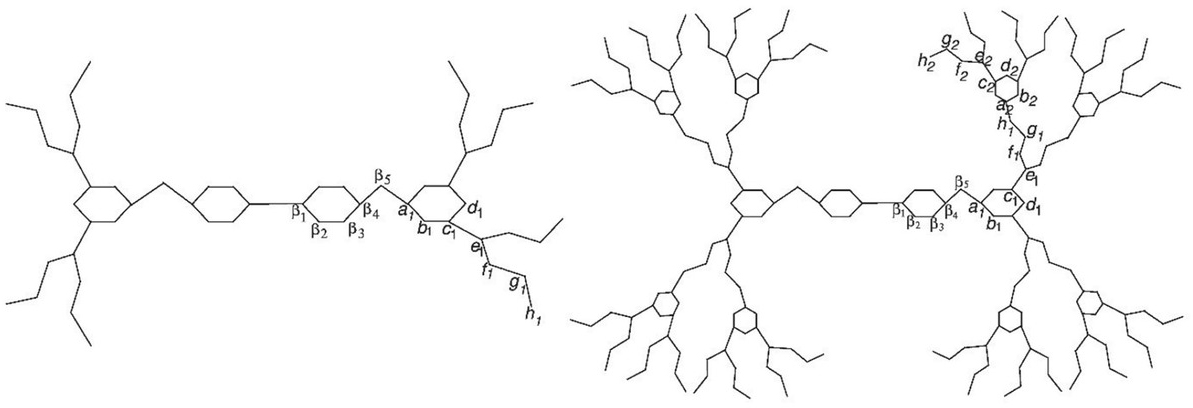 Figure 1 From left to right, D1(n) with n = 1 and n = 2.