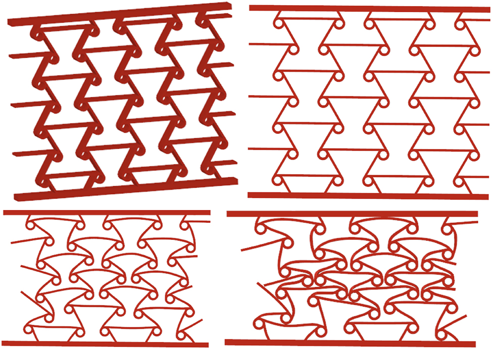 Figure 22: 
Deformation behavior of design 6 for GF30 PP.

