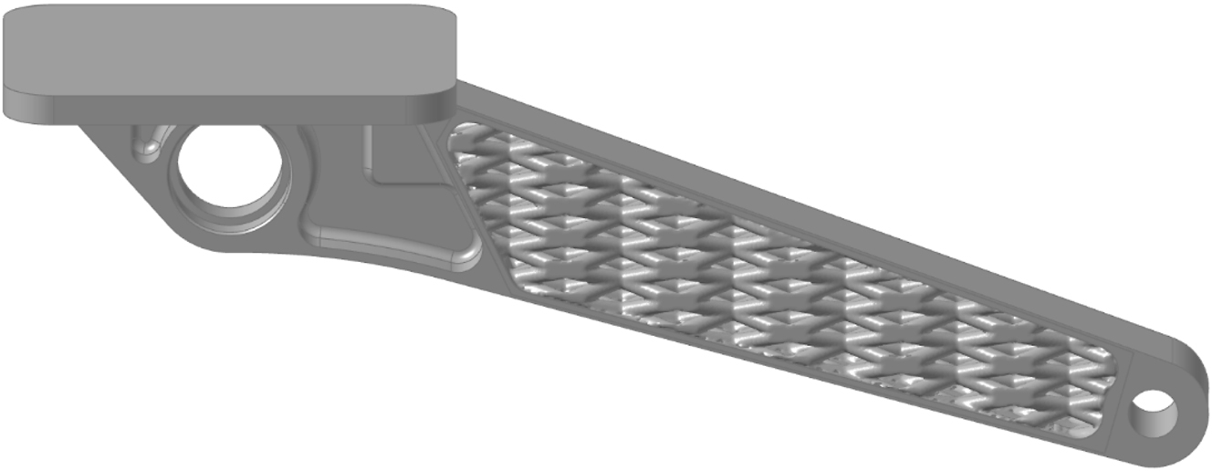 Figure 8: 
Potential optimum brake pedal design.
