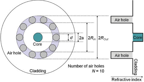 Figure 1 Cross sectional image of HAF.