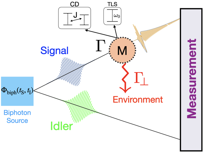 Figure 5: 
Schematic of pulsed biphoton spectroscopy. Taken from Ref. [79]
