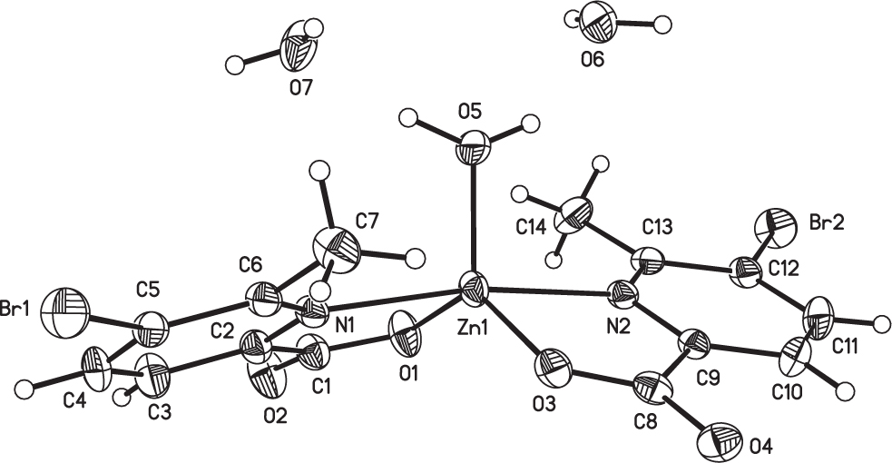 Figure 1: The molecular structure of (I), with displacement ellipsoids drawn at the 30% probability level.