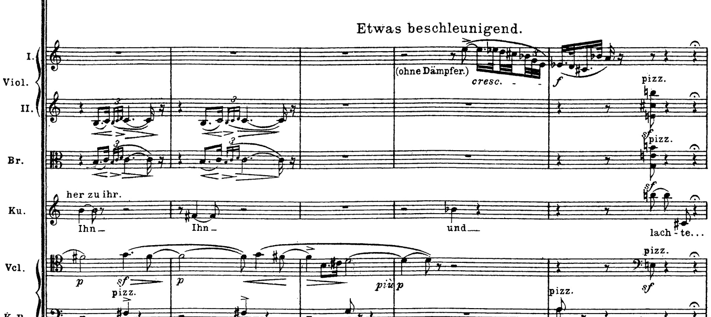 Abb. 6: Ausschnitt aus der Partitur zu Richard Wagners Parsifal