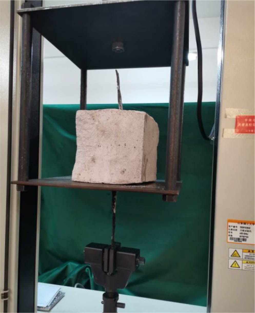 Figure 3 Pullout test setup