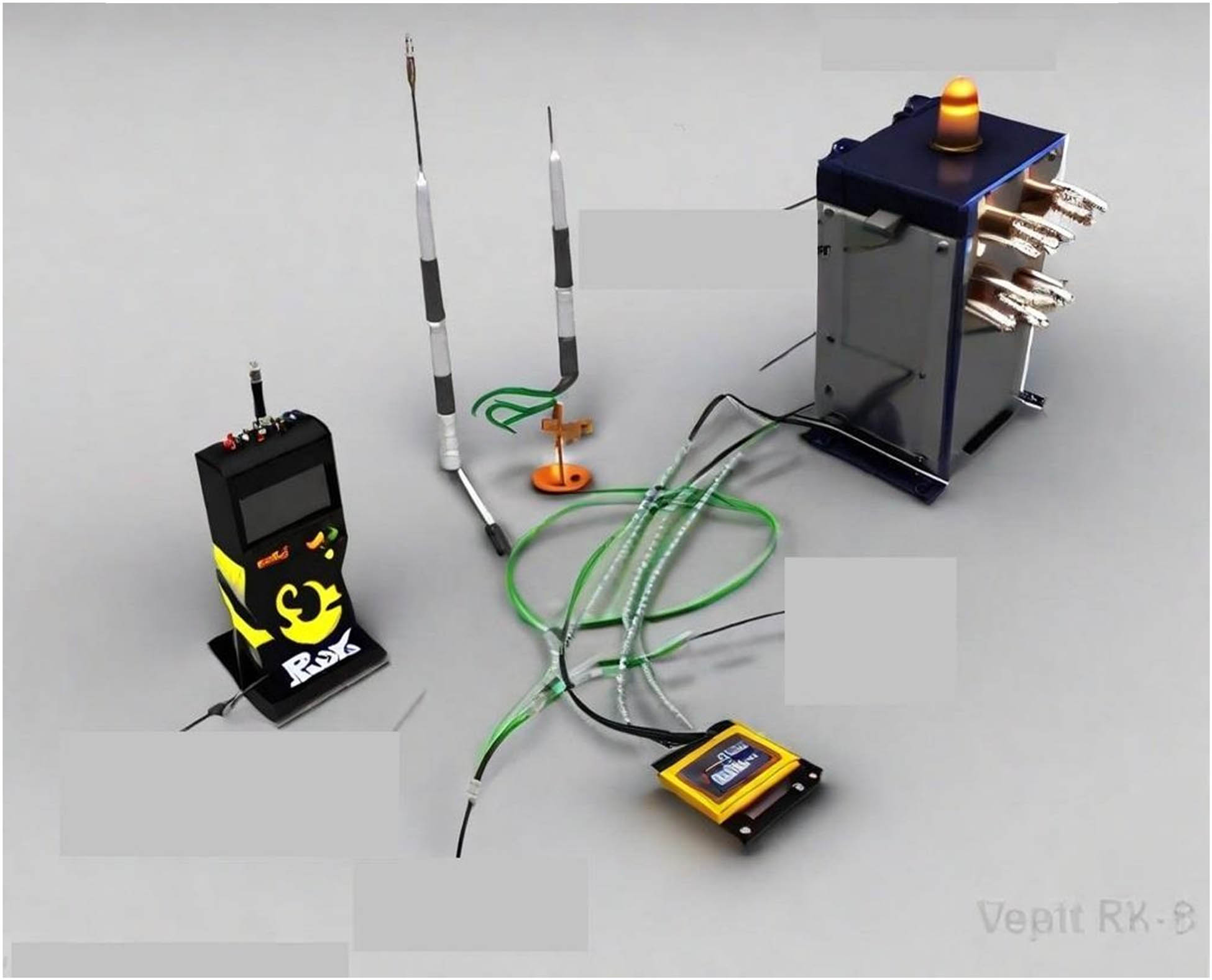 Figure 8 
                  Parts used for detection coil function.
               