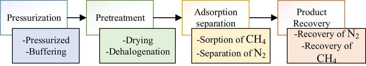 Figure 2 
               Basic flow of the CBM PSA process.