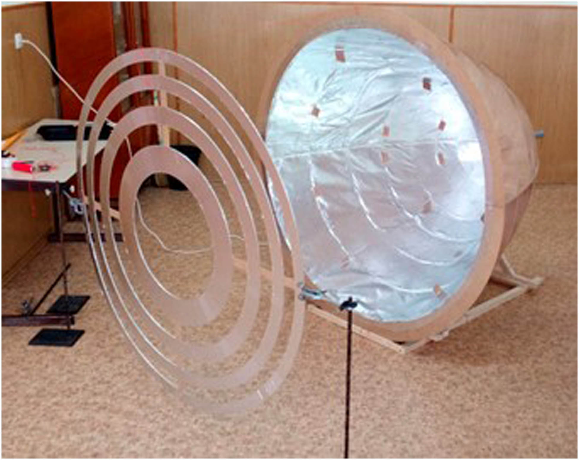 Figure 6 
                  Appearance of the experimental setup.
