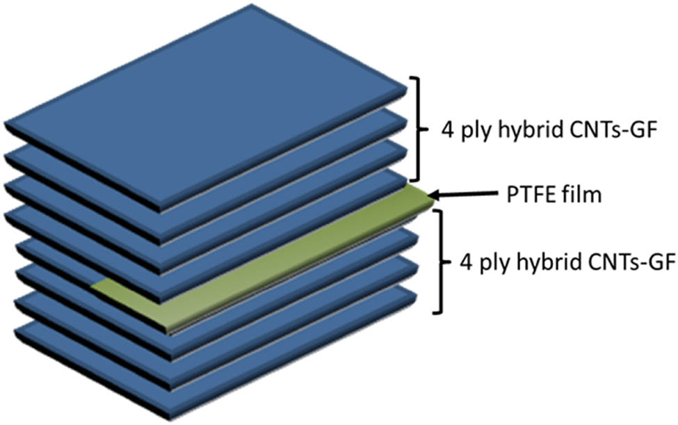 Figure 3
Illustration of sample preparation of hybrid CNTs-GF.