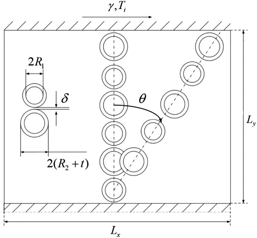 Figure 3
Sketch of the deformation of a stretched single chain.