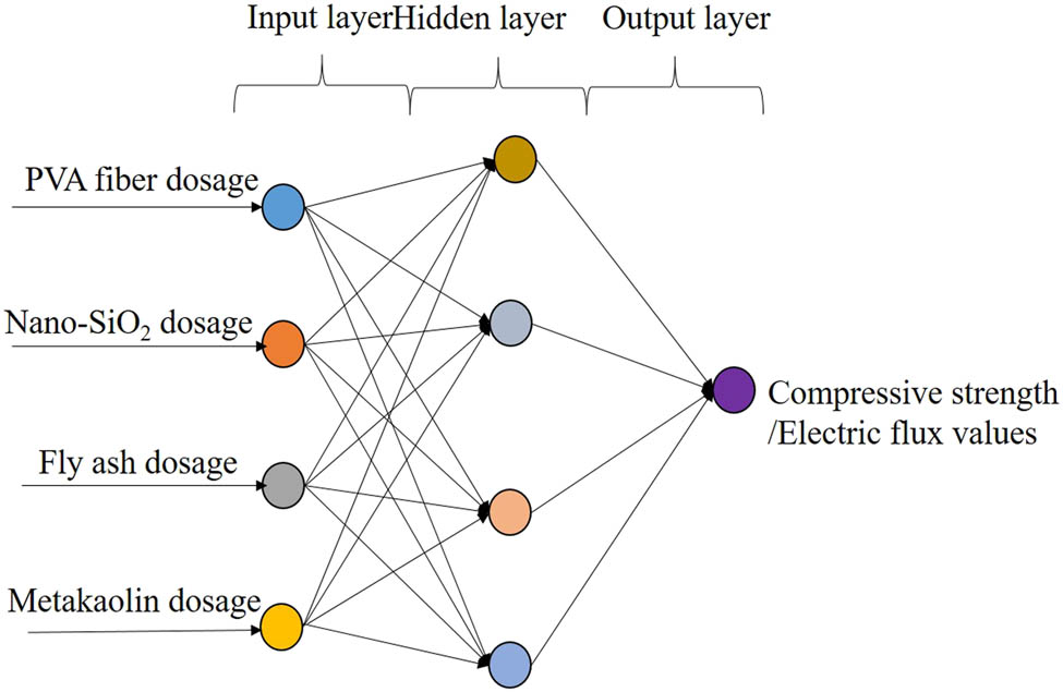 Figure 2 
                  Structure of RBF neural network.
               