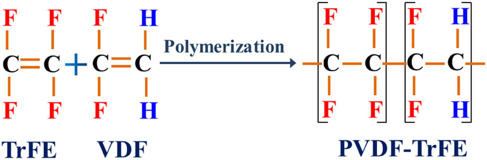 Figure 7 
                  Polymerization of PVDF-TrFE.