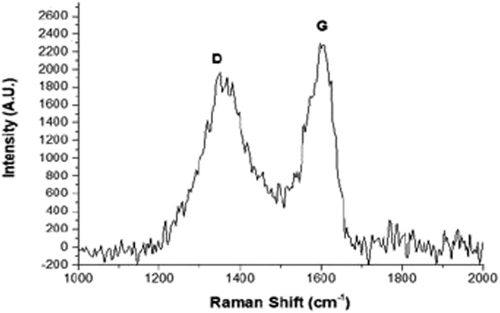 Figure 2 
                  Raman spectroscopy image.
               