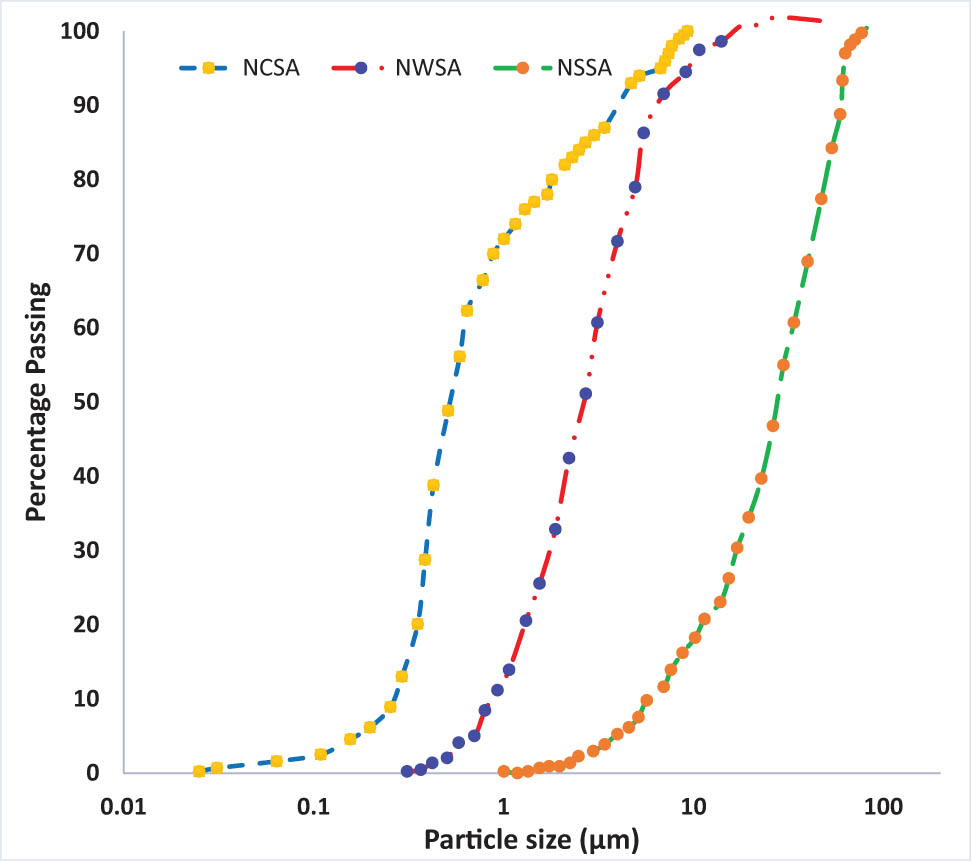 Figure 3 
                  Gradation of NWSA, NSSA, and NCSA.
               