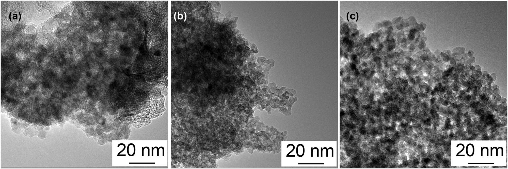 Figure 7
Results of the TEM analysis: (a) A/Base, (b) A1, and (c) A4.