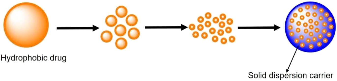 Figure 4
Schematic diagram of solid dispersion technology.