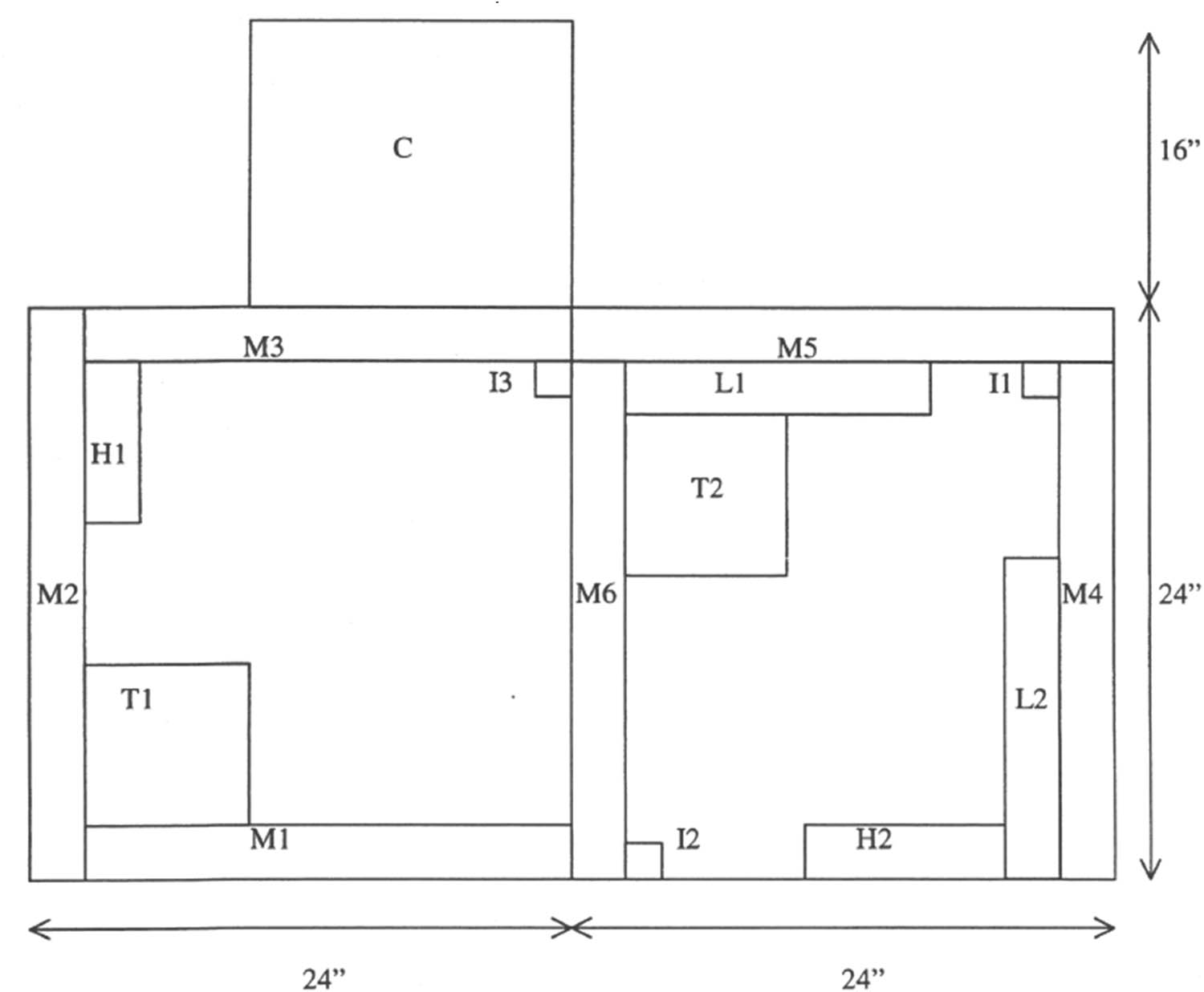 Figure A1 
                     ANSI A208.1-1999 Test Sections based [91].
                  