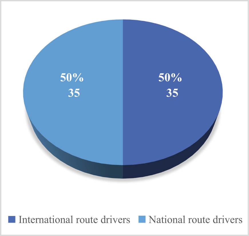 Figure 1 
                  Route distribution.
               