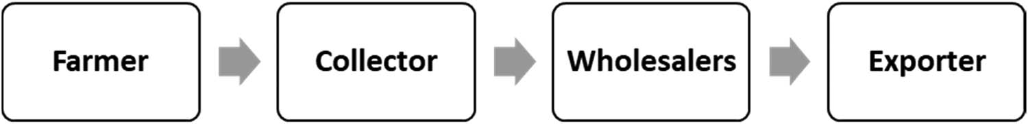 Figure 1
The first pattern of potato trading channel.