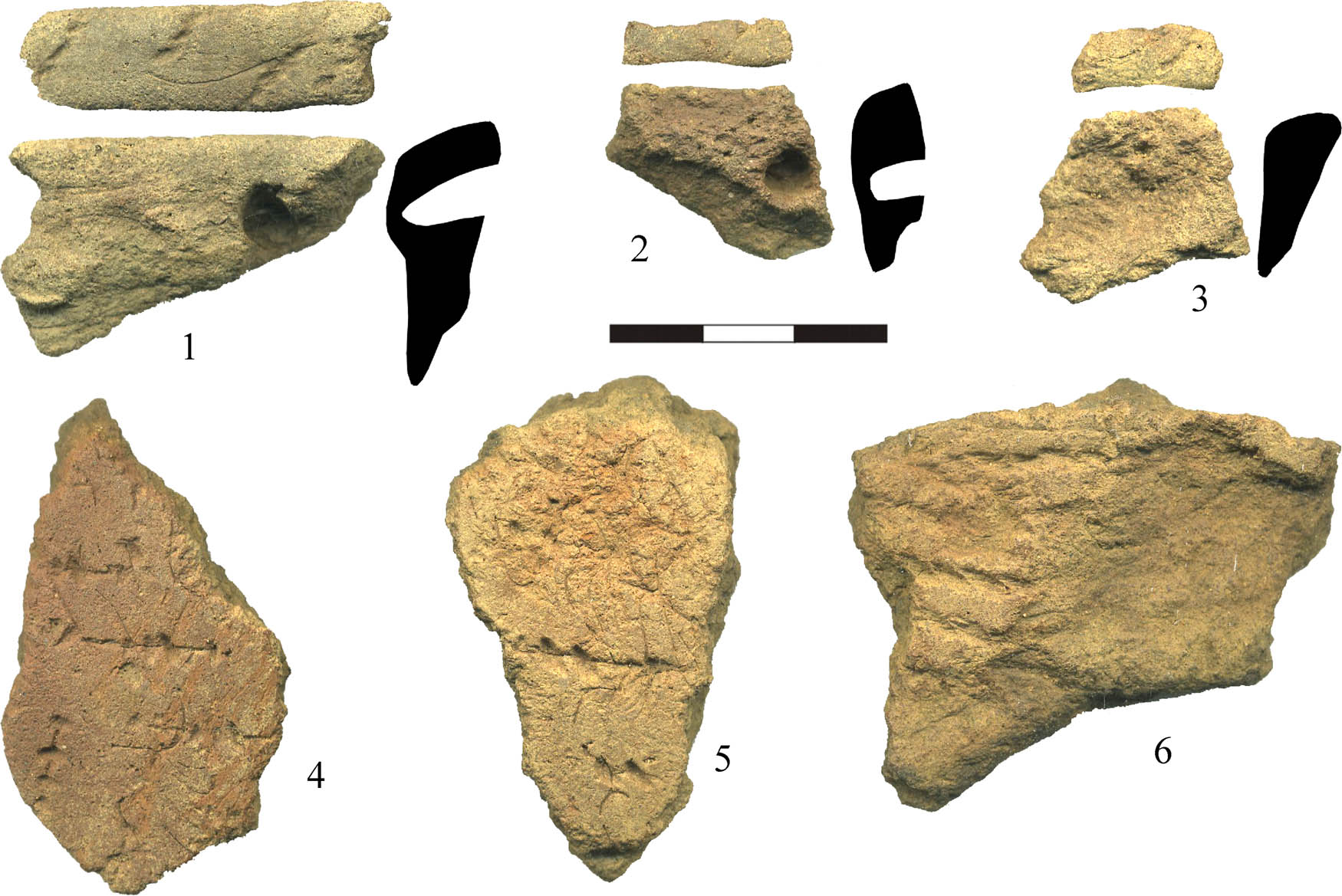 Figure 6 
               (1–6) Corded Ware, Estonian variant (Rosson 9; MAE RAS).
            
