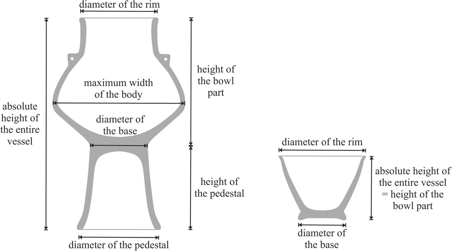 Figure 4
Metric data recorded on each vessel.