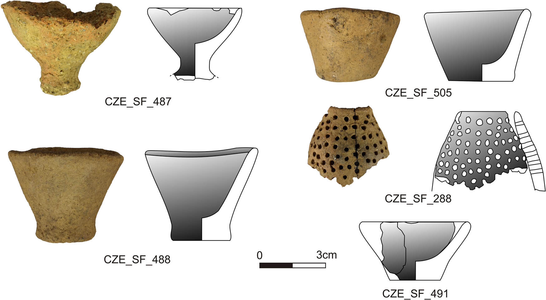Figure 3
Documented vessel forms in Czeladź Wielka.