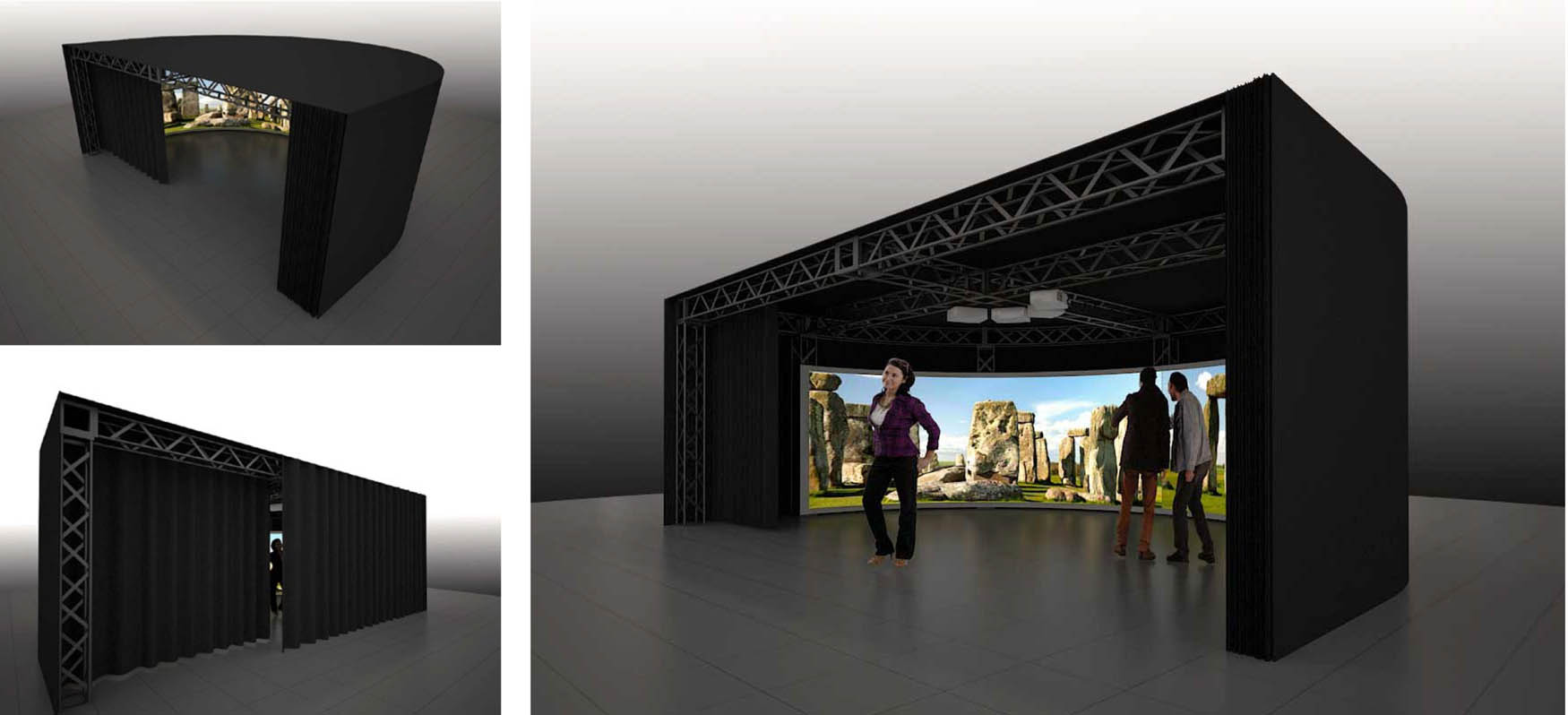 Figure 12
Plan of Soundgate museum exhibit large projected version.