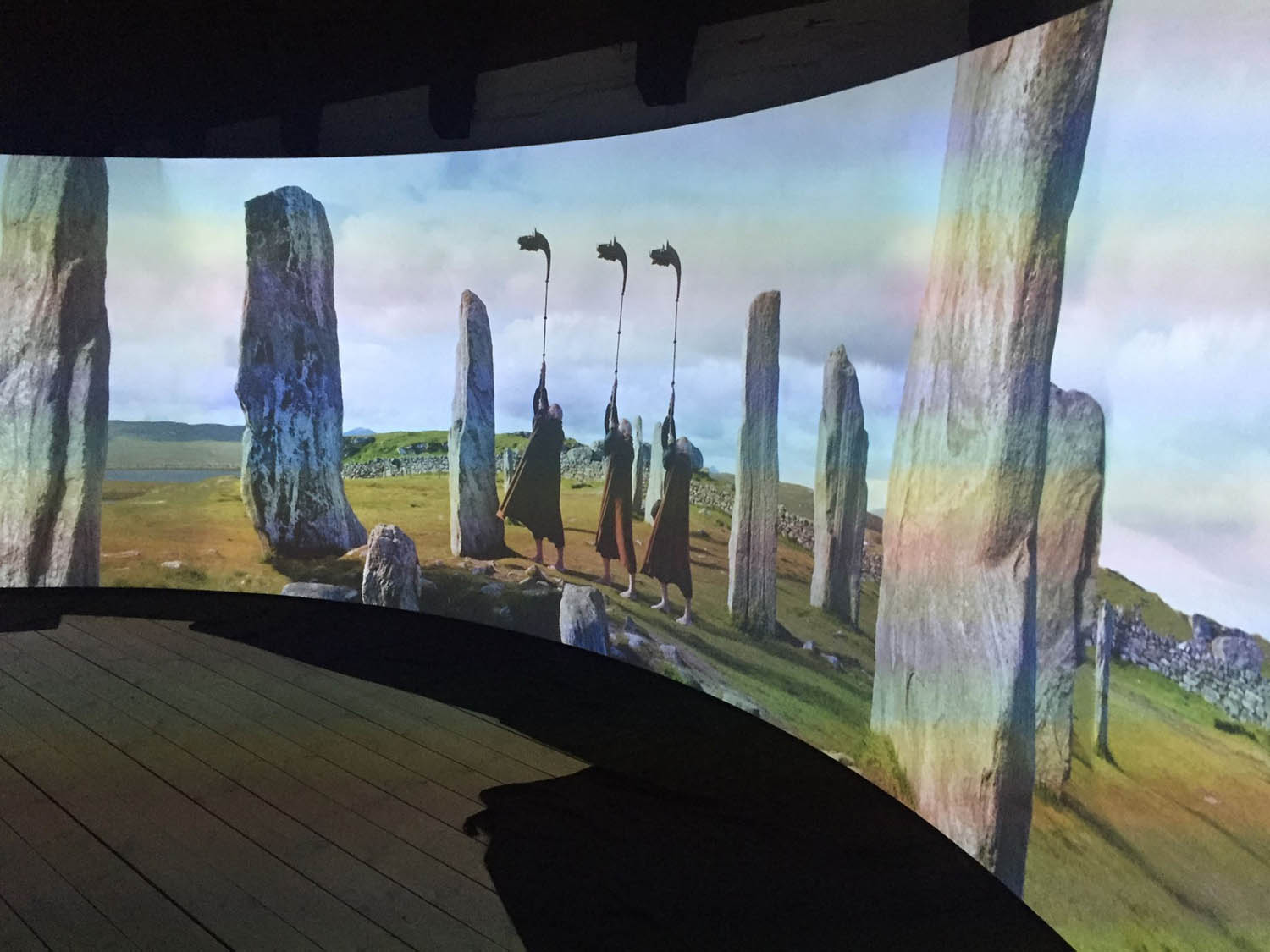 Figure 13
Soundgate museum exhibit large projected version.