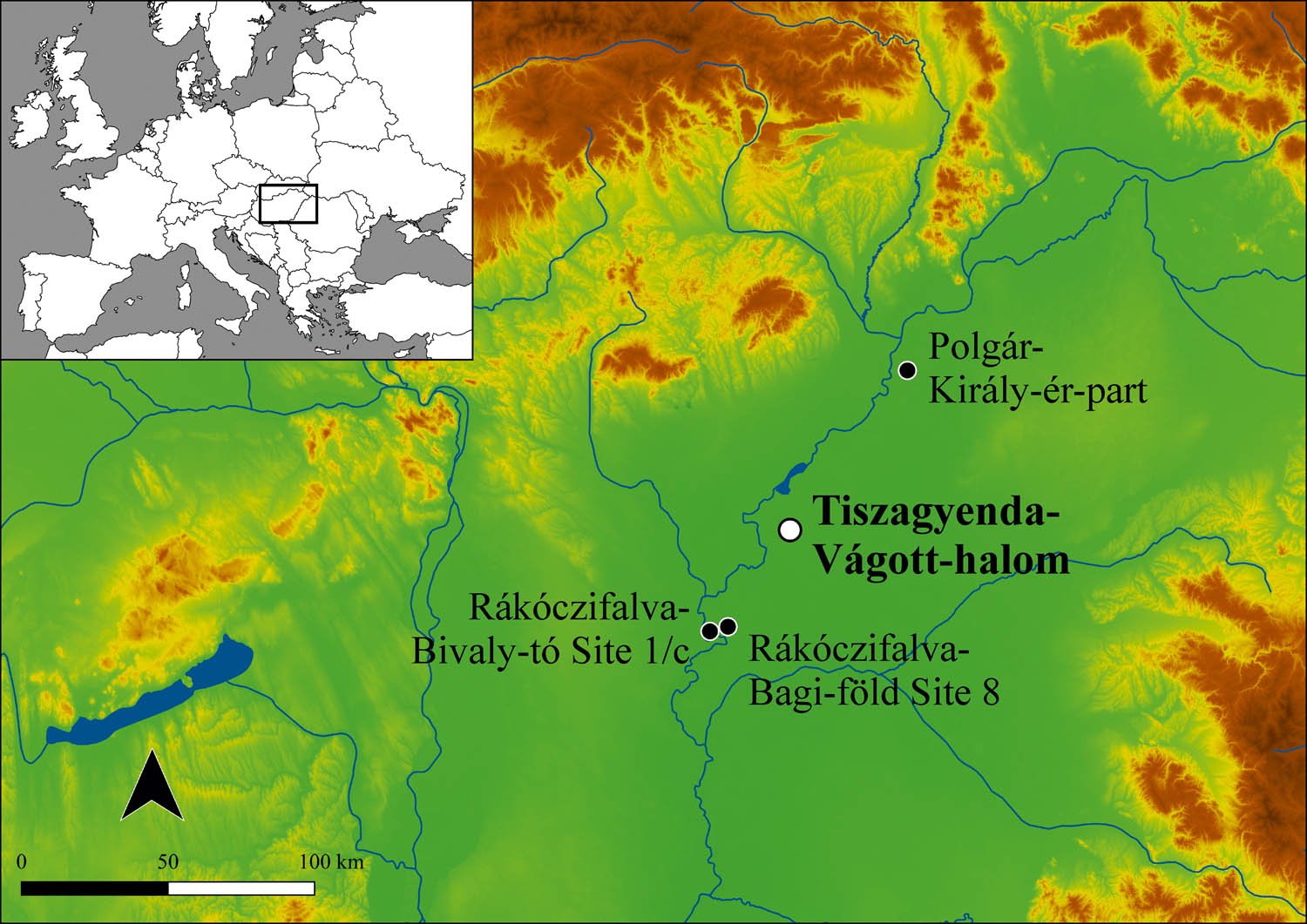 Figure 2
Location of the analysed site and other Early Copper Age sites mentioned in the study.
