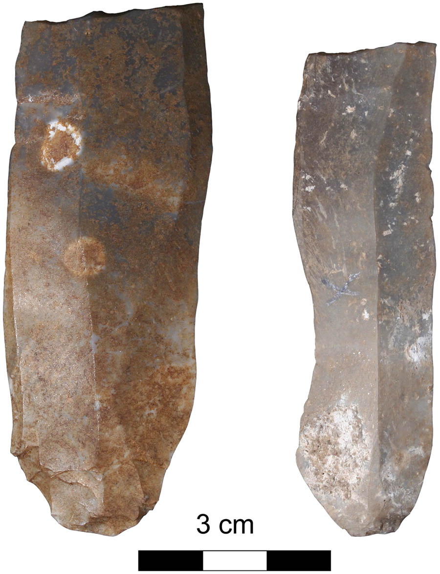 Figure 9
Groß Fredenwalde. Large truncated blades from feature 1/4.