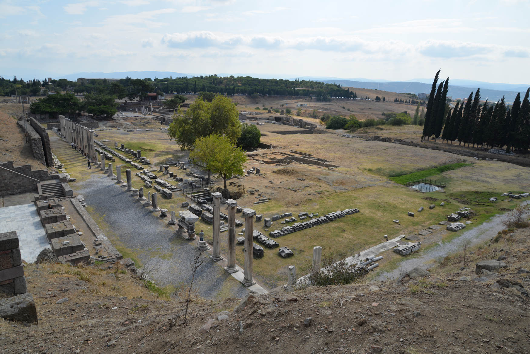 Figure 5
View of the Asklepieion, seen from the theater (image: C. G. Williamson).
