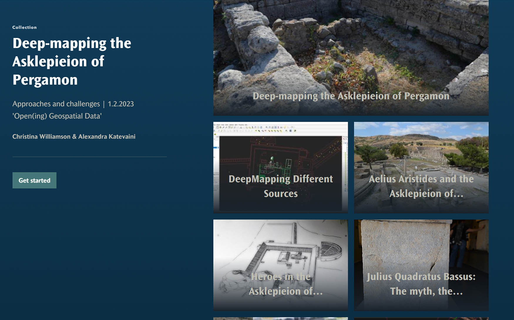 Figure 20
StoryMap collection of stories drawn from the Deep Map of the Asklepieion (link to collection) (image: authors).