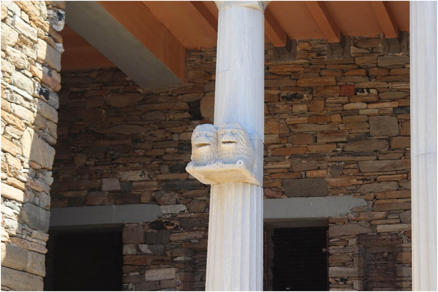 Figure 8 
               House of the Trident. Atargatis and Hadad. c.150–100 B.C.E. (Photo D Grant).
            