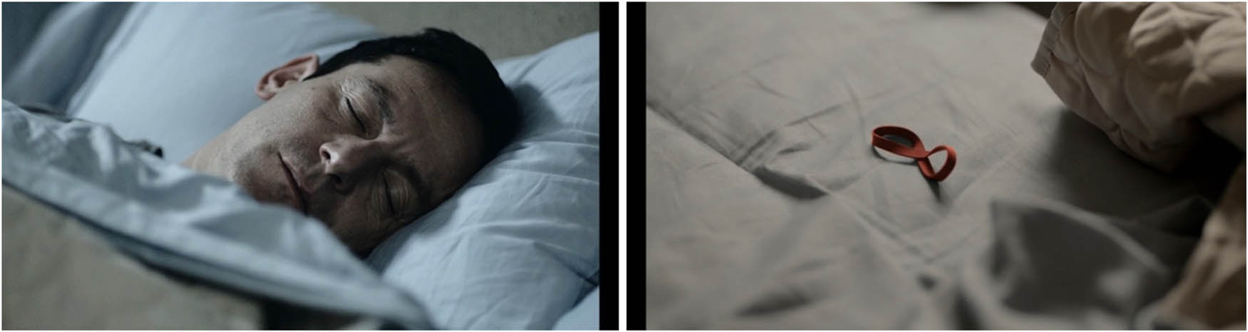 Figure 4
Contrasting filters at the beginning and end of the lost wristband scene. Awake, S1E1 “Pilot.”