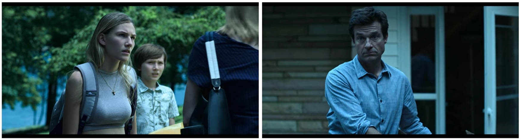 Figure 6
Disclosing the real reason for the move to the Ozarks, and the real reason for this disclosure. Ozark S1, eps. 2 (“Blue Cat) and 3 (“My Dripping Sleep”).