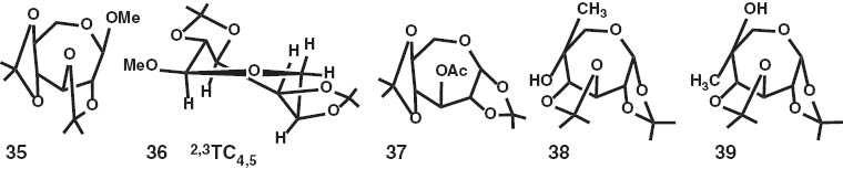 Fig. 10 Molecular structures of 35–39.