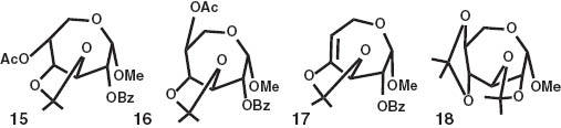 Fig. 4 Molecular structures of 15–18.