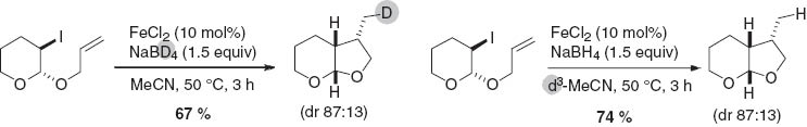 Scheme 4 Deuterium-labeling experiments.