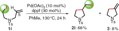 Scheme 4 Reaction of substrate with hydrogen on C5.