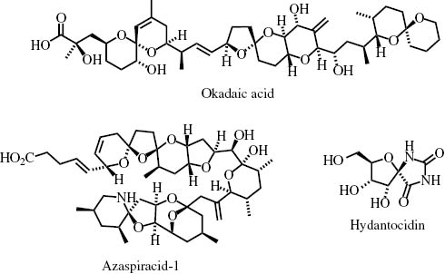 Fig. 1:
Examples of natural products featuring spiroacetals as structural element.