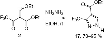 Scheme 5:
Interaction with hydrazine.